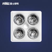 雷士照明（NVC）集成吊顶浴霸卫生间取暖换气照明多功能三合一暖浴器灯暖浴霸取暖浴霸多功能浴霸按键款普通吊顶集成吊顶适用