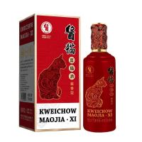 酱猫(MAOJIA)喜猫酒 500ml 纯粮酿造53度酱香型 礼盒装 单位:瓶