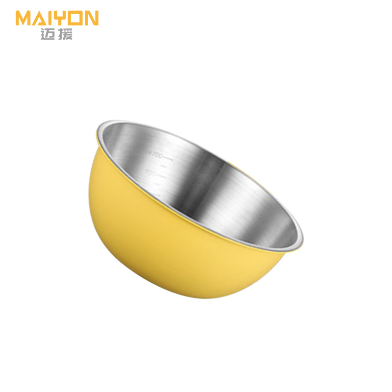 迈援 不锈钢盆 小号 个高清大图