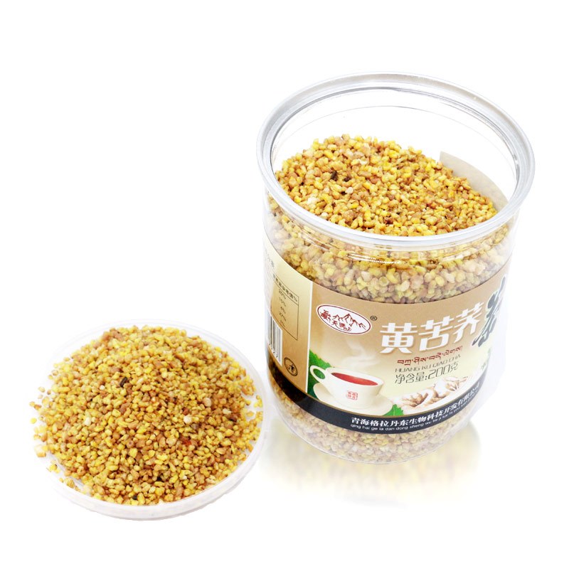 格拉三江青海雪域高原黄苦荞罐装200g
