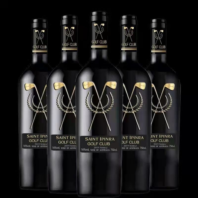 澳大利亚进口6瓶整箱golf club干红葡萄酒正品16度750ml