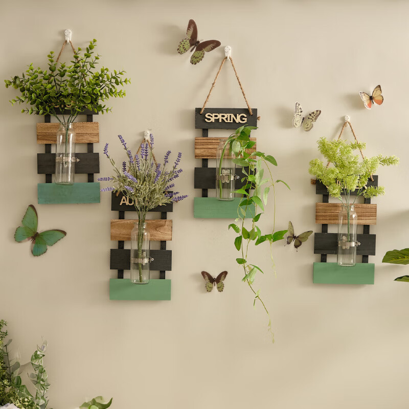 维诺亚创意壁挂墙上装饰品挂件水培植物花瓶客厅房间卧室背景墙面布置