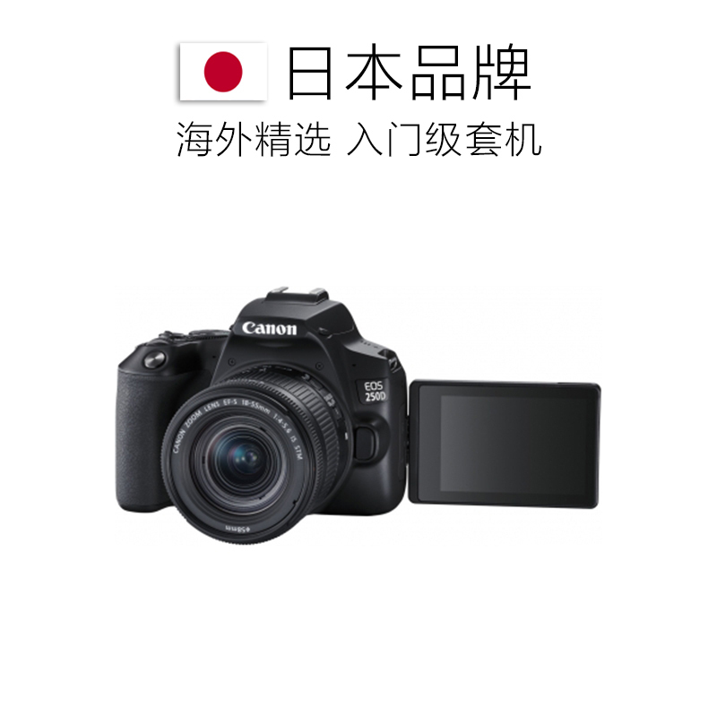 佳能(Canon)EOS 250D 数码单反相机18-55mm stm单镜头套装 同国行200DII