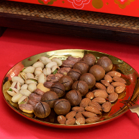 锦华礼 花漾心意新年开心果巧克力曲奇新潮零食组合装年货