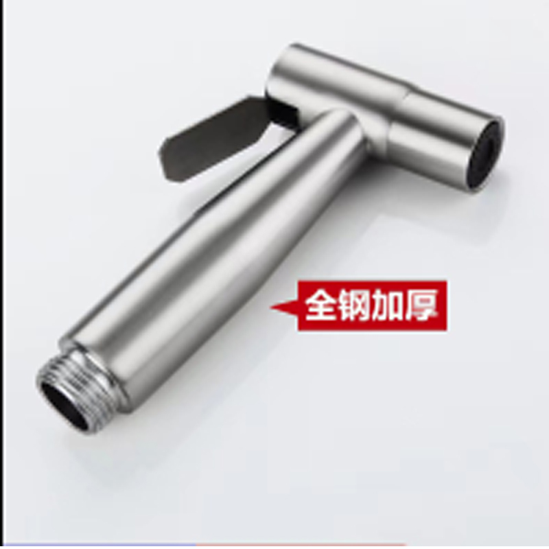 马桶喷枪全铜高压一进二出增压冲洗器 单喷枪 个高清大图