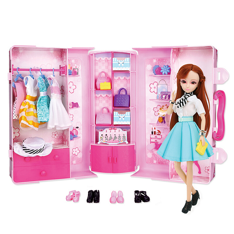 乐吉儿比娃娃套装大礼盒玩具屋公主洋娃娃梦想豪宅过家家女孩玩具明星