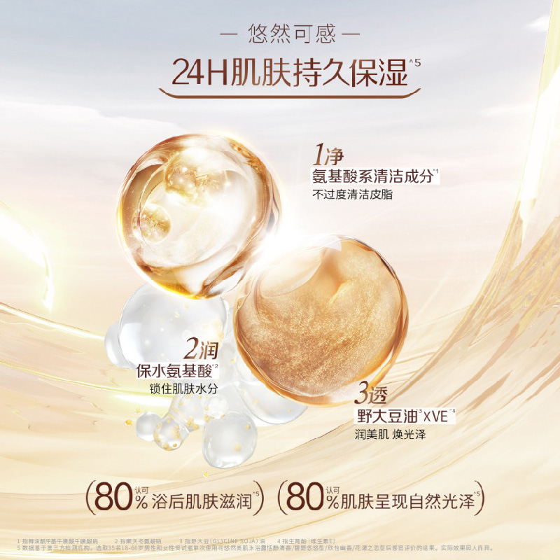 资生堂可悠然 美肌沐浴露(恬静清香)550ml高清大图