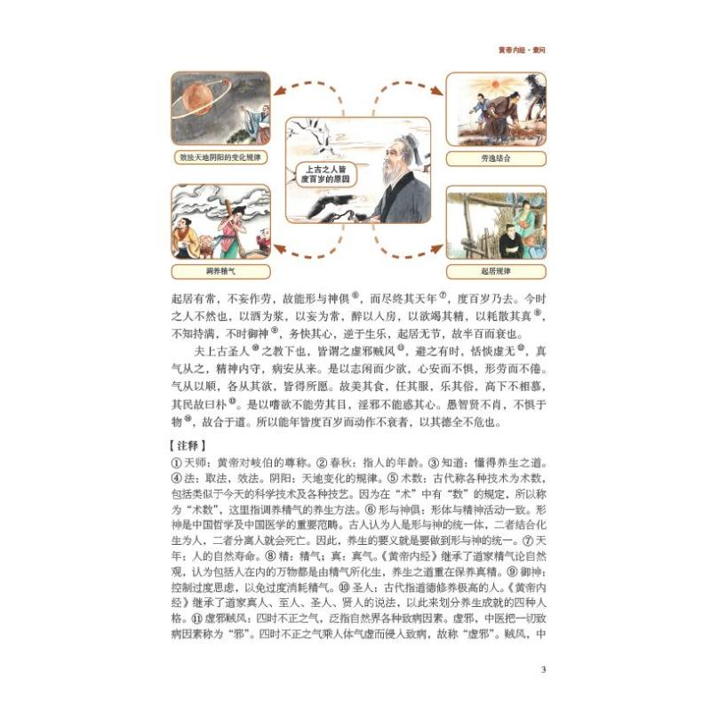 醉染图书彩色图解黄帝内经9787557889937