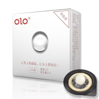 OLO 小入珠球避孕套玻尿酸套柔珠安全套薄男用龙珠加长情趣套套膜计生用品 byt 1套1球1.5CM