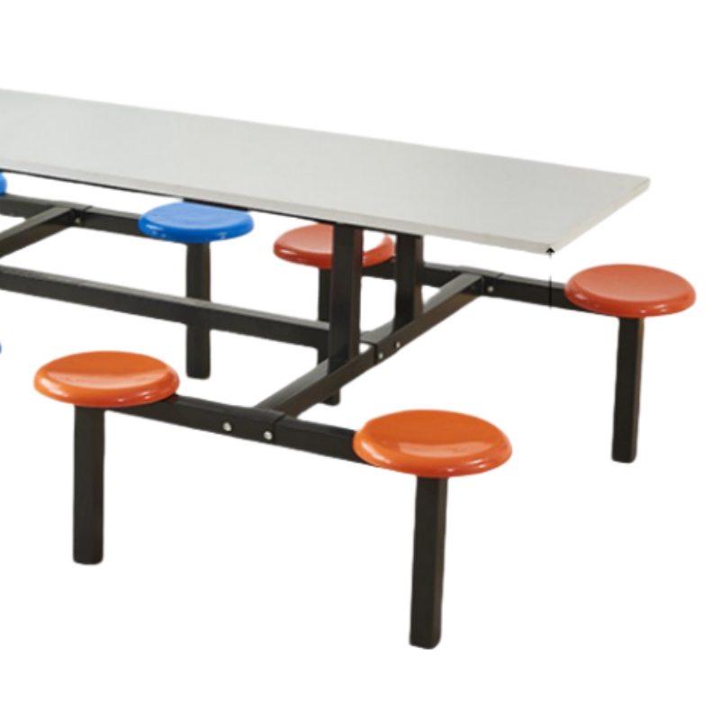 鑫龙都食堂餐桌八人位张高清大图