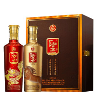 五粮液股份公司 52度浓香型白酒 礼盒装酒水 收藏送礼 圣酒龙马精神 500ml*2瓶