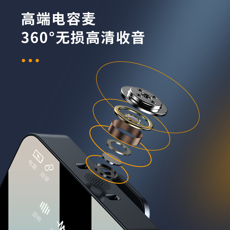 迪士尼智能AI蓝牙音箱小音响迷你无线领夹直播麦超长续航无线蓝牙音响迷你便携式户外直播LF92高清大图