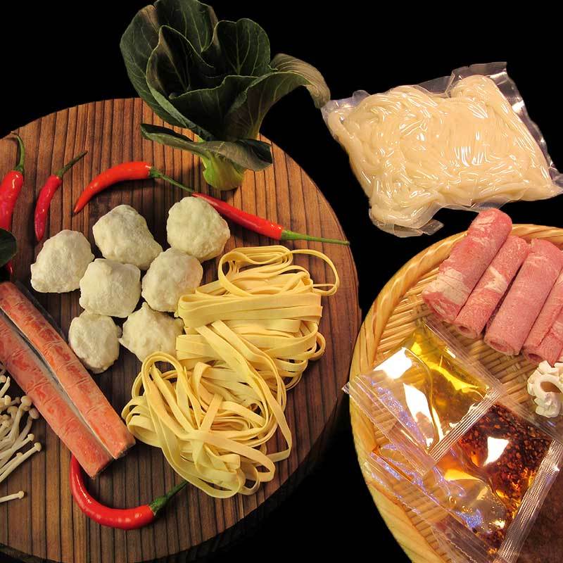 过桥米线450g/袋3包料正宗砂锅粗米线东北真空袋装方便速食 过桥米线450g*4袋