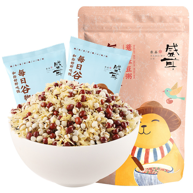 盛耳 薏米红豆粥500g粥材料粥包50g*10袋装小包装五谷杂粮粗粮组合早餐粥