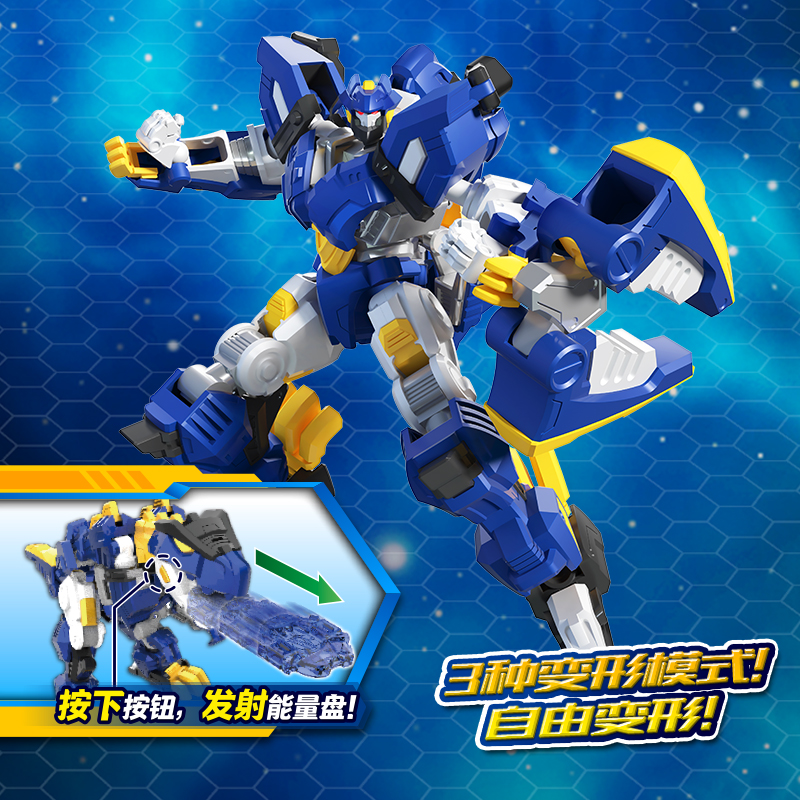 迷你特工队超级恐龙力量2变形机器人玩具提拉卡炫龙机甲武器男孩高清大图