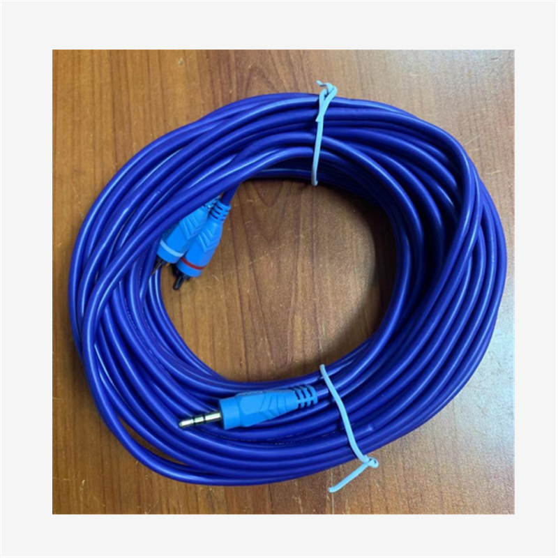 3.5mm接口转双莲花 音频线一分二 10M