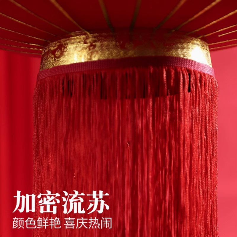 思唯美(sweet made) 2025蛇年新款大红灯笼阳台挂饰 60#家和万事兴(2个装)高清大图