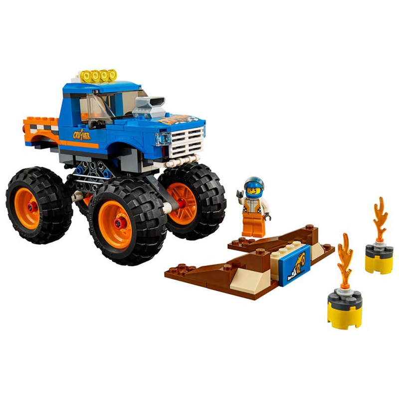 LEGO 乐高 City城市系列巨轮越野车拼插玩具6-12岁 192粒 60180