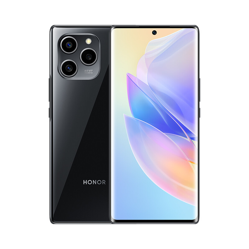 荣耀60SE 8GB+128GB 亮黑色 120Hz十亿色曲面屏 66W超级快充 6400万Vlog相机 超薄超轻 智慧运存拓展技术 5G手机