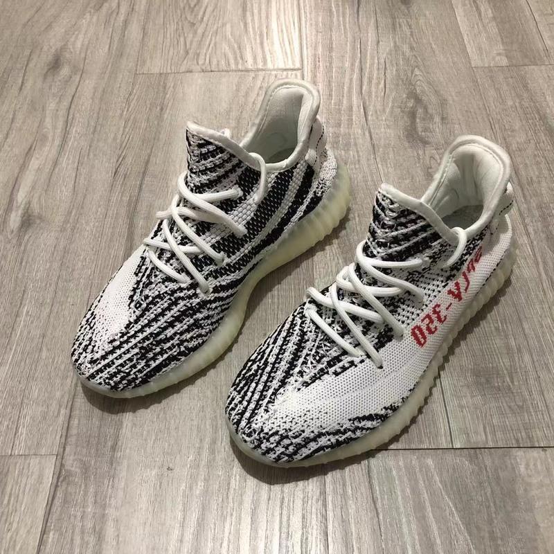 无盒特价处理350yeezyboost350v2冰淇淋斑马椰子跑步鞋冰淇淋36