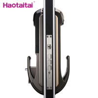 好太太(haotaitai)智能锁H8 指纹锁家用防盗智能指纹密码电子锁磁卡锁推拉开门智能门锁通用型三锁舌锌合金指纹锁