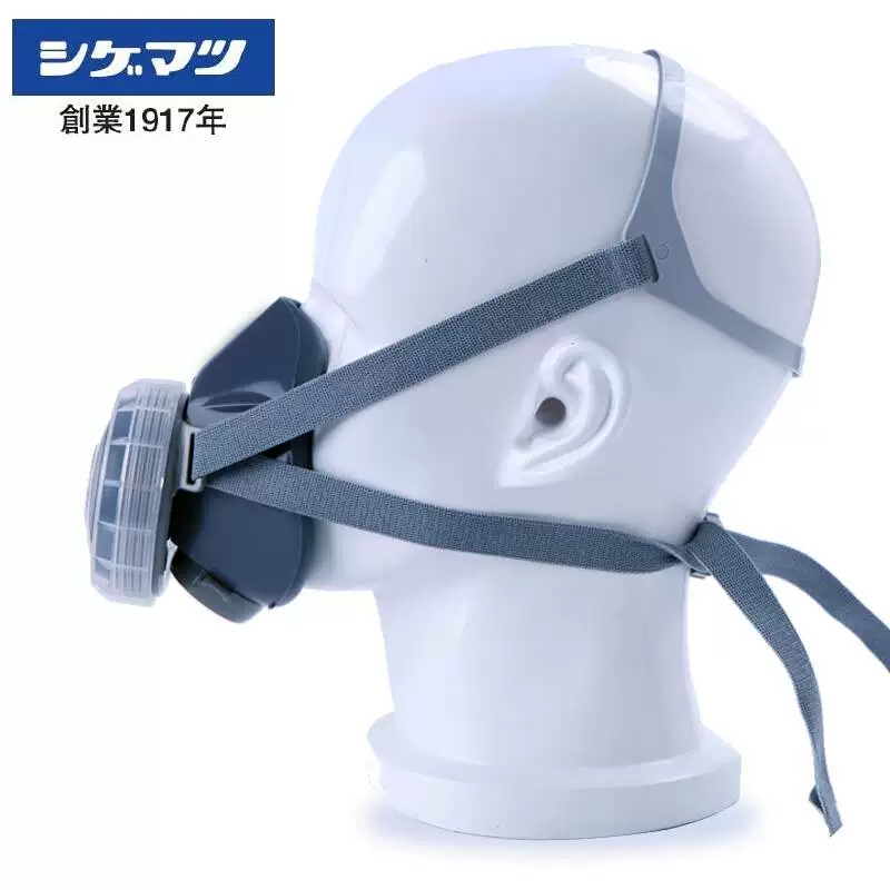 重松口罩U2K滤芯防尘打磨煤矿石材工业粉尘防毒面具防灰尘高清大图