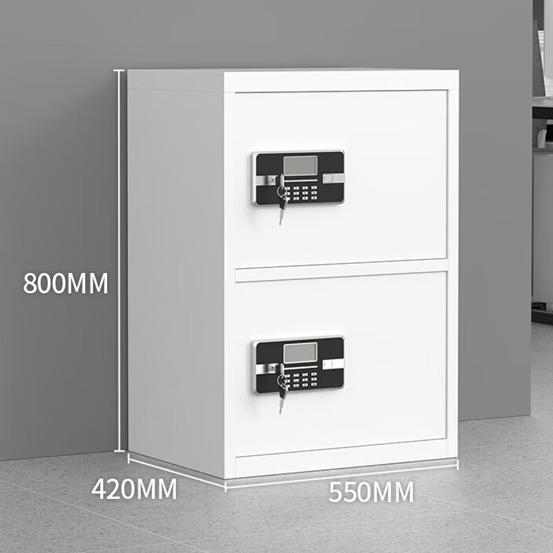 合祥源 二门保密柜 钥匙+密码锁 550*420*800mm QX-WJG176 组高清大图