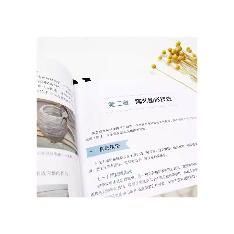 学陶艺 [正版]新手学陶艺从入门到精通 曹潇 化学工业出版社 陶艺初学者入门教程 陶器原材料成型技法装饰方法烧制书籍 陶高清大图