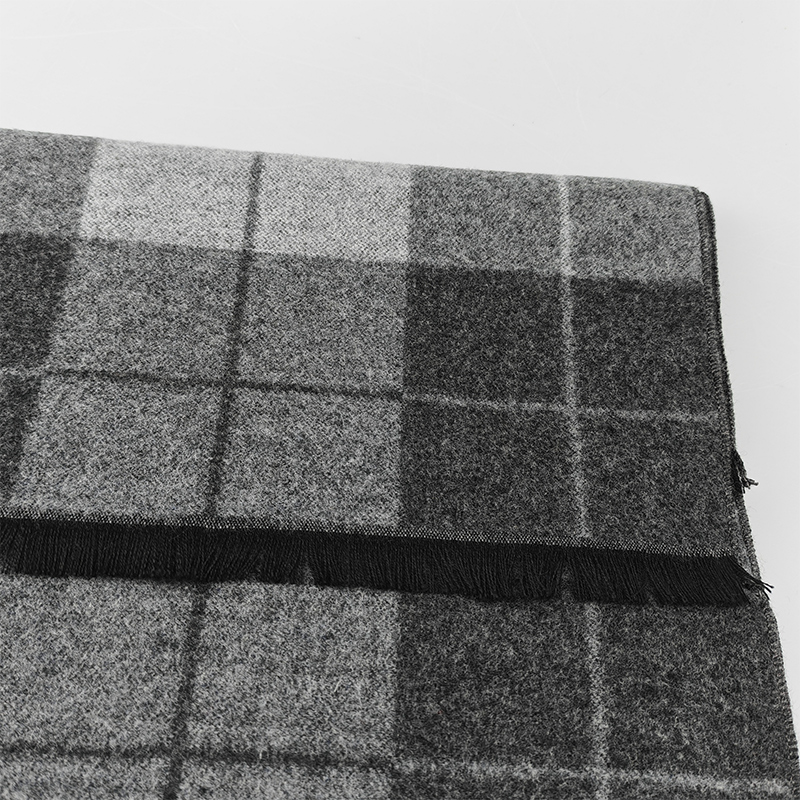 鸽护 羊毛围巾 GH199QDK-2 条高清大图