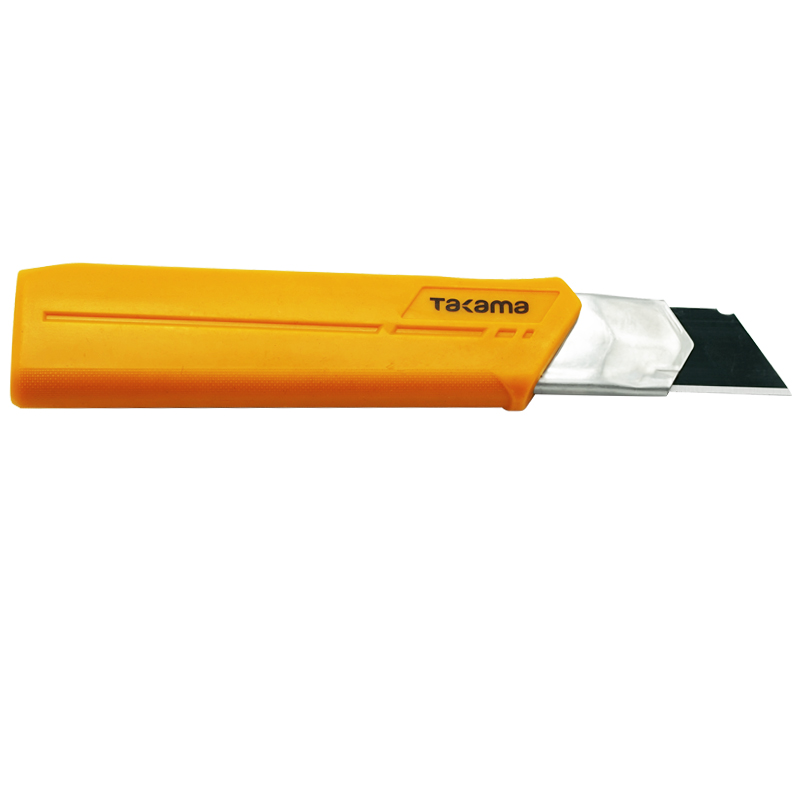 takama(高松)507025 重型美工刀壁纸刀裁板刀办公用品旋钮锁定25mm超大号黑刃高清大图