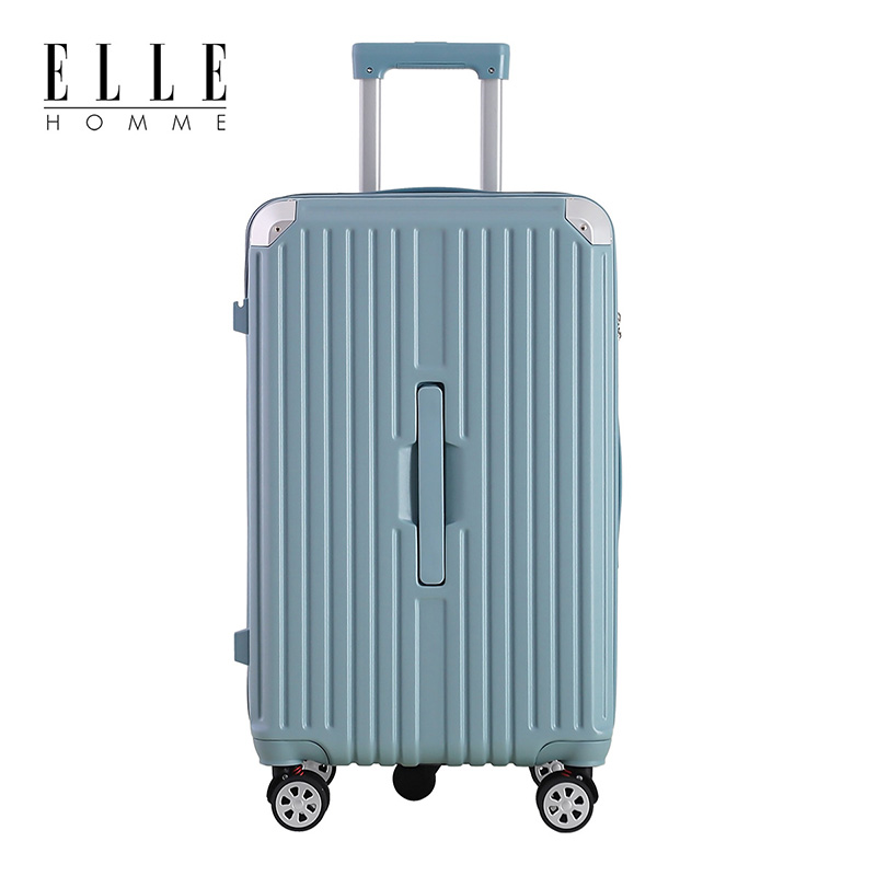 ELLE HOMME EH25312021 加厚防刮耐磨拉杆箱 20寸浅灰蓝