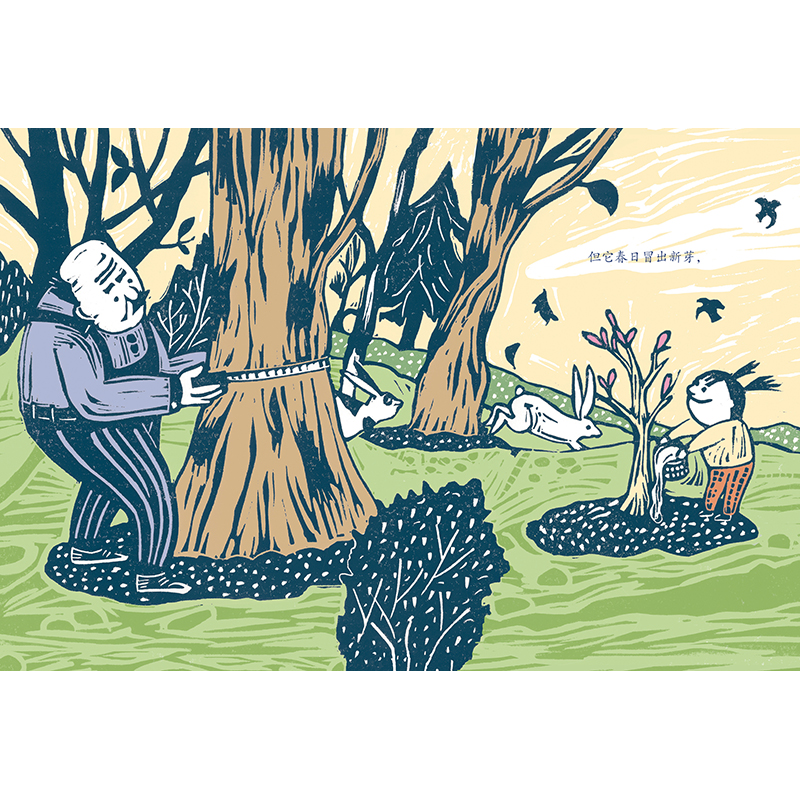 正版新书]长不大的树亦闻 著绘 著9787575900263高清大图