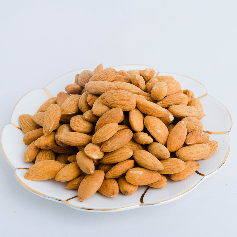 山海小将 特级杏仁巴旦木仁270g 原味生熟甜休闲食品罐装特产坚果零食 不带壳烘培干果甜杏仁南北干货零食小吃办公室