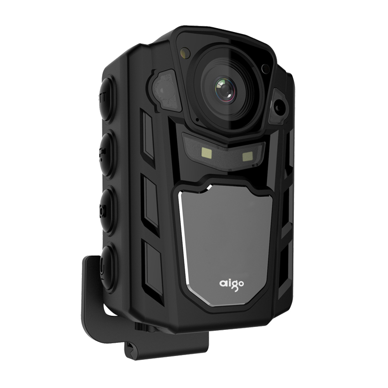 爱国者（aigo）执法记录仪DSJ-R2高清红外夜视1080P便携加密激光定位录音录像拍照对讲黑色32G