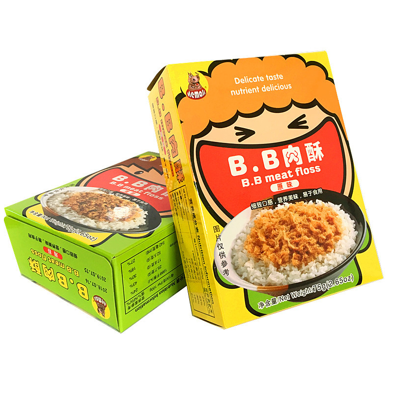 河马莉 BB肉酥 原味 75G