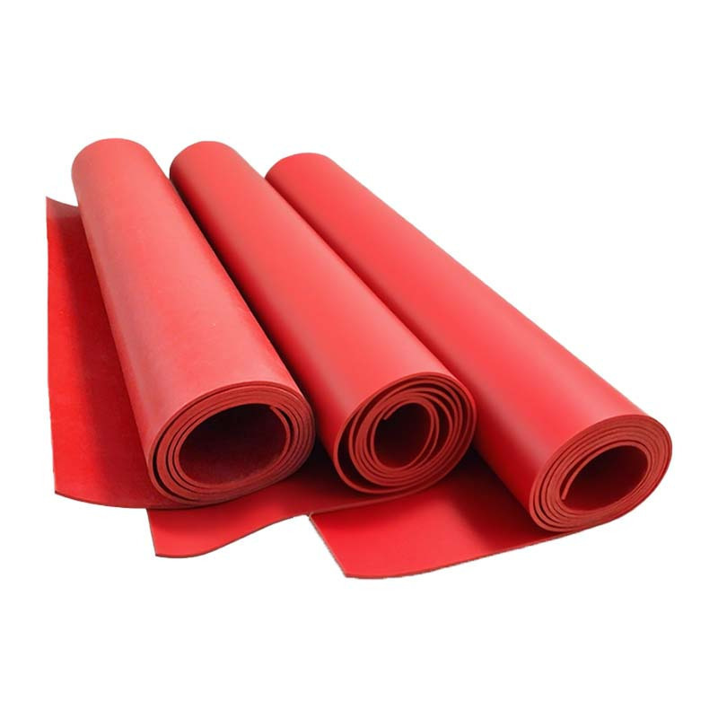 天空桥 绝缘橡胶垫 红色平面 10kv 5mm*1米*10米 卷高清大图