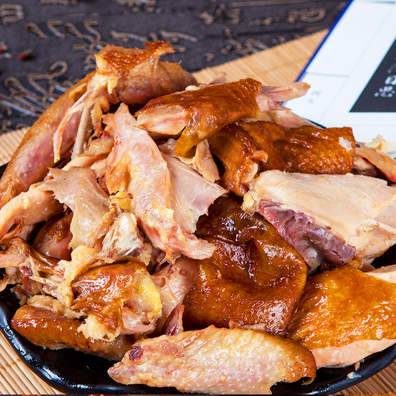 【买一发二】正宗德州沈氏扒鸡买一发二 共2只装 500g 只 五香脱骨