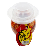 【中华特色】新化馆 曾姐香辣霉豆腐农家自制臭豆腐乳辣味酱下饭菜无油豆腐乳 450g华中