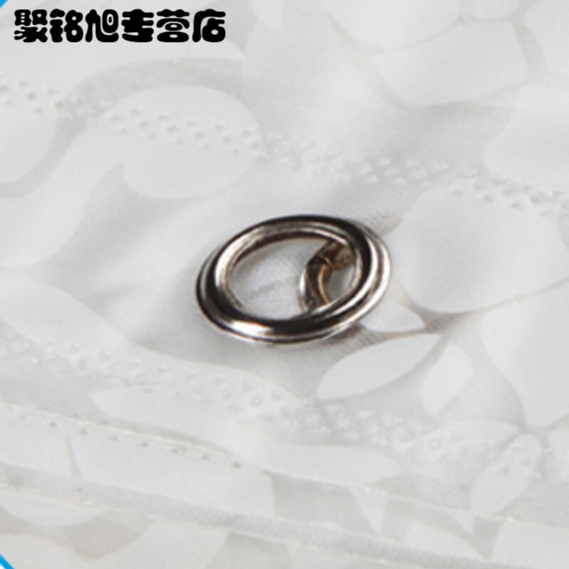 浴帘浴室套装卫生间窗帘免打孔伸缩杆淋浴洗澡隔断帘简约清新家居浴室用品