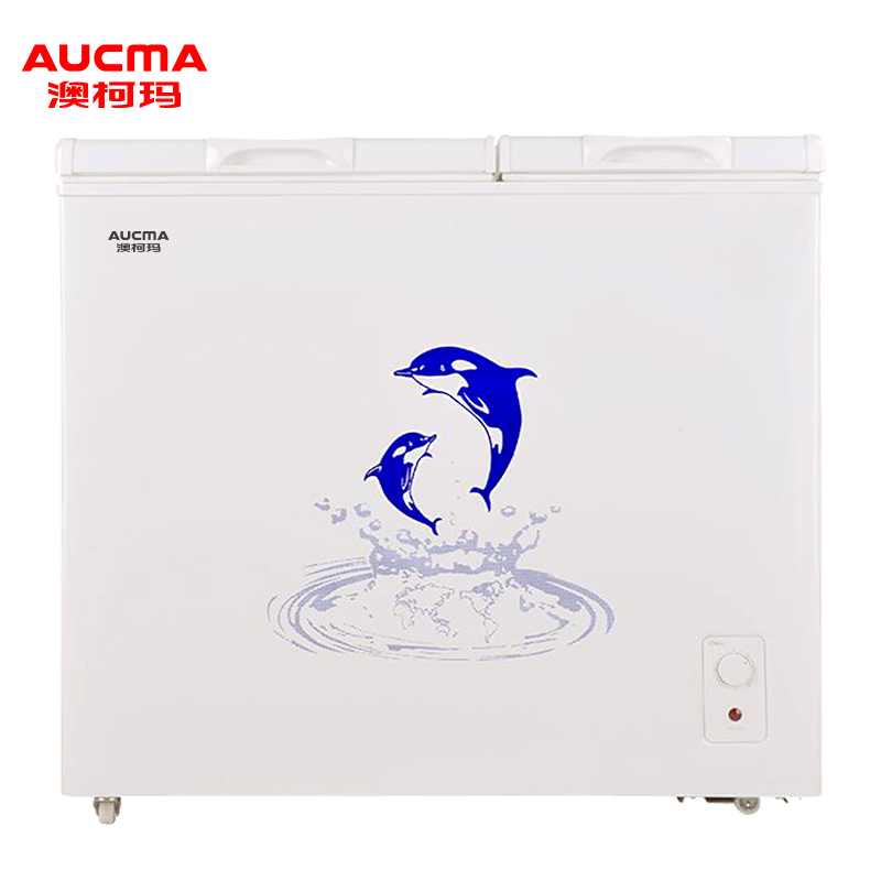 澳柯玛(Aucma) BCD-160CFT 160升 顶开卧式双温 冷藏室全铜管 冷藏冷冻冷柜冰柜(皓月白)