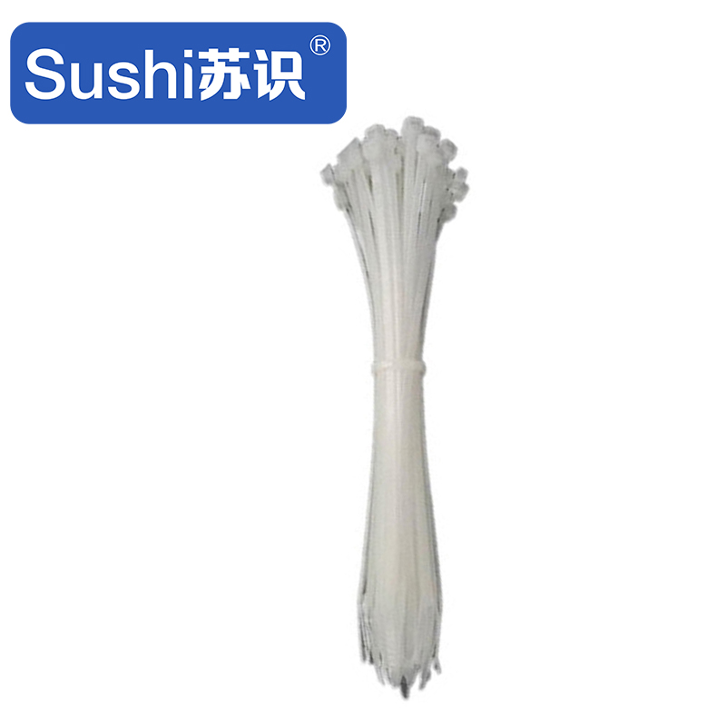苏识 S-S076(4*150mm) 200个/包 加粗加厚自锁式尼龙扎带 (计价单位:包) 白色高清大图
