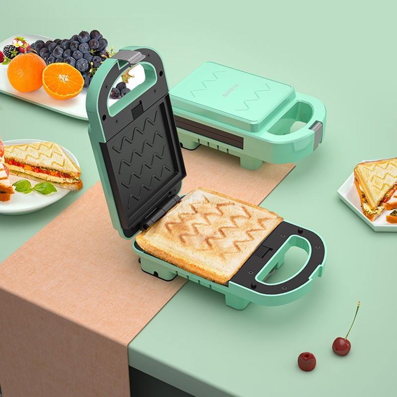 志高chigo三明治机早餐机家用面包机华夫饼机可拆洗双面加热电饼铛