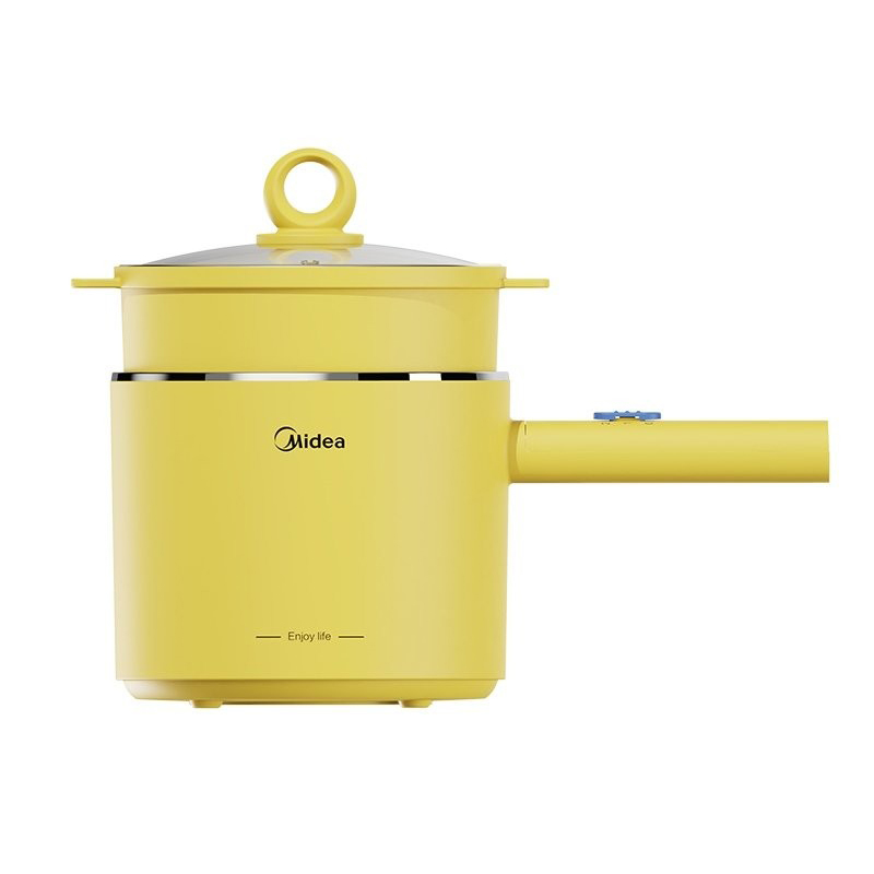 美的电煮锅1.7L多功能小功率双层小煮锅MC-XZE1604