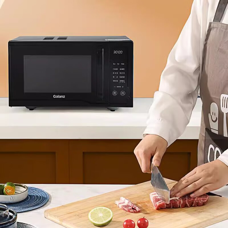 格兰仕(Galanz) 微波炉烤箱一体机 家用23升平板式 智能菜单新款S1-SDGF3!高清大图