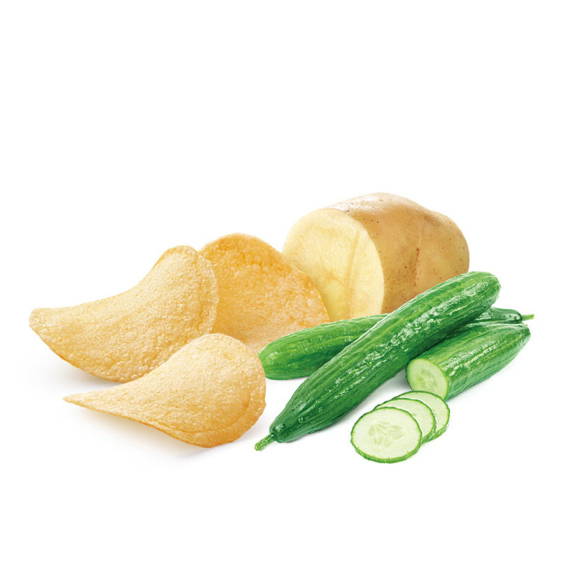 可比克 膨化食品 纯切薯片40g(爽口青瓜味)