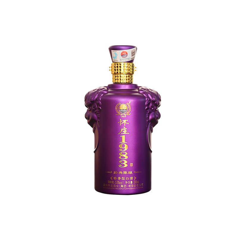 怀庄1983 经典陈酿 酱香型白酒 53度 500mL 1瓶