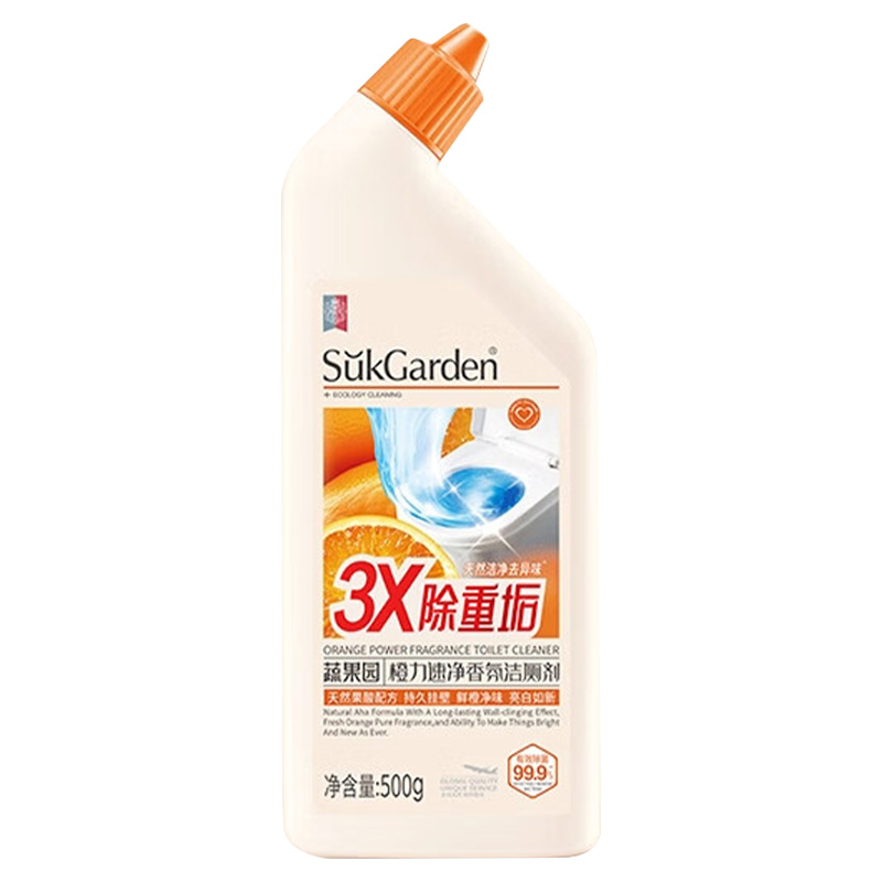 蔬果园洁厕剂500g天然洁净除污渍橙力速净香氛SGY0866