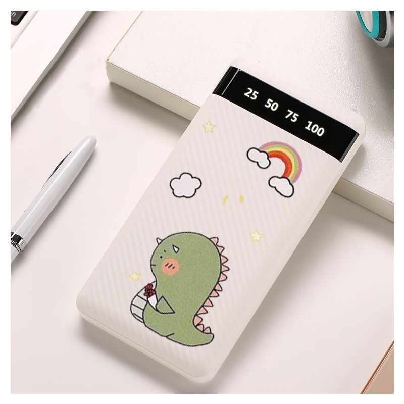 超大容量10000毫安可爱充电宝卡通学生oppo华为vivo3通用移动电源视频