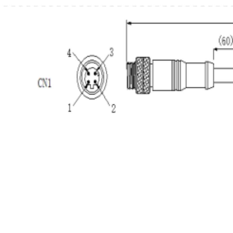 华睿科技 配套SS4000传感器标准外部网线黑色15M CABNET-M12A4-RJ45-15D 货期2周高清大图