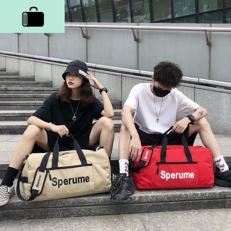 短期旅行包包女手提袋网红健身包男韩版大容量轻便短途旅李包NEW LAKE男士手提包图片